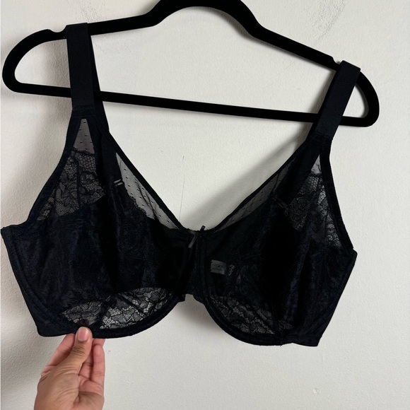 38H Enchante Black Lace Underwire Bra NWT - Picture 4 of 5